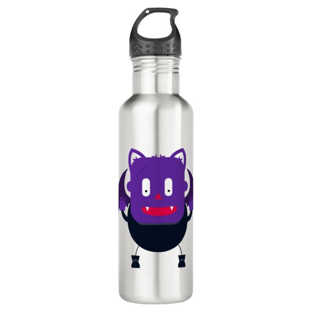 Botella De Agua Bat halloween (Anverso)