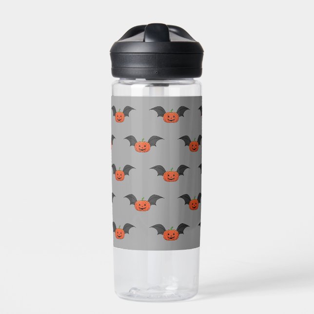 Botella De Agua Bate de calabaza de Halloween (Delante)