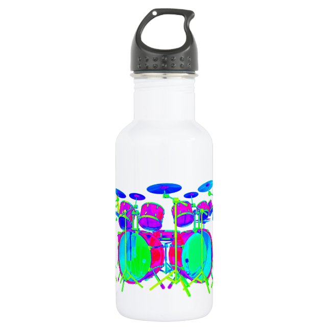 Botella De Agua Batería colorida (Anverso)