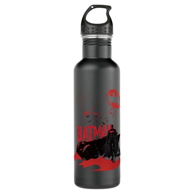 Botella De Agua Batman Crimson Rain (Anverso)