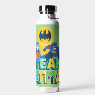 Botella De Agua Batman Equipo Batman y Robin