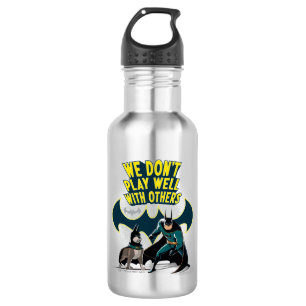 Botella De Agua Batman y Ace - No jugamos bien con otros