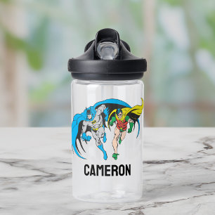 Botella De Agua Batman y Robin   Añadir su nombre