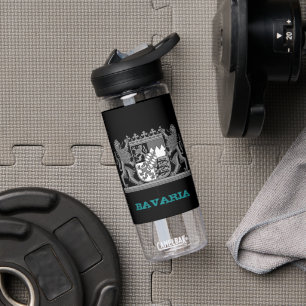 Botella De Agua Bavaria Fitness & escudo bávaro de armas / bandera