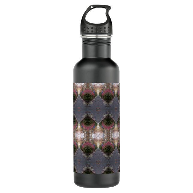 Botella De Agua BC Fall Trees Ikat Pouf (Anverso)