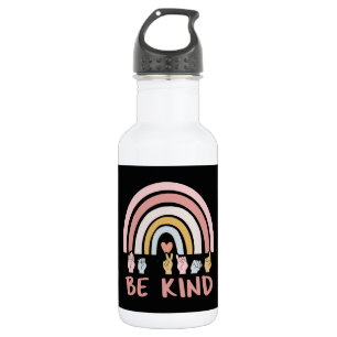 Botella De Agua Be Kind ASL III - Lenguaje Rótulo americano