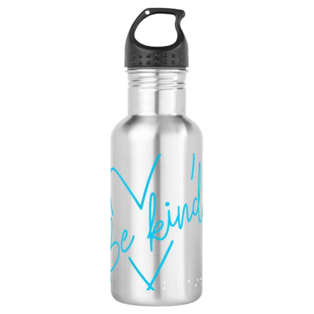Botella De Agua Be Kind Blineness Braille (Anverso)
