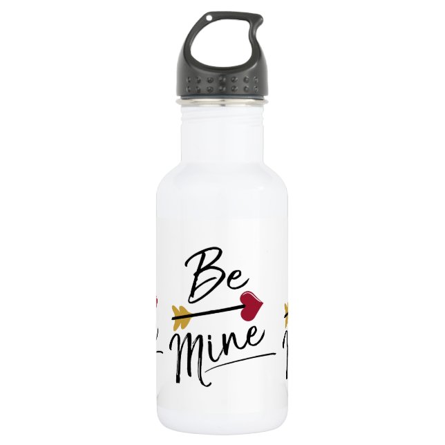 Botella De Agua Be mine Cute Valentines (Anverso)