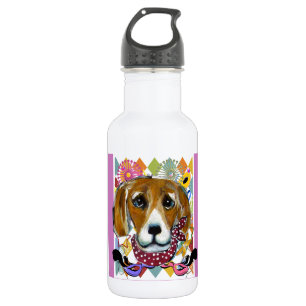 BOTELLA DE AGUA BEAGLE DE MARDI GRAS