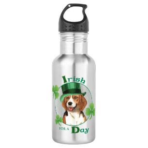 Botella De Agua Beagle del Día de San Patricio
