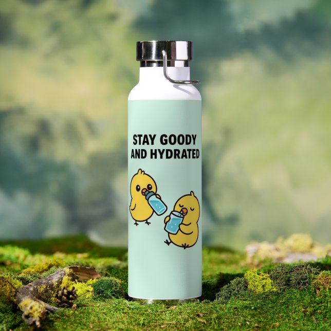 Botella De Agua Beak & Bonk STAY GOODY AND HYDRATED (Al aire libre (girado))