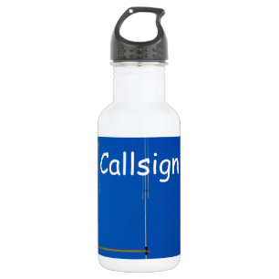 Botella De Agua Beam Antenna y Callsign