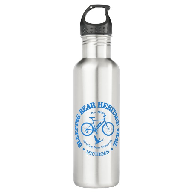 Botella De Agua Bear durmiente HT (ciclismo) (Anverso)