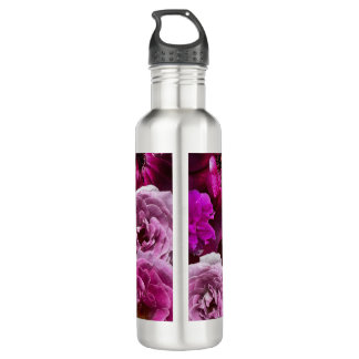 Botella De Agua Beautiful Purple Rose Collage