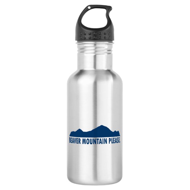 Botella De Agua Beaver Mountain Resort Please (Anverso)