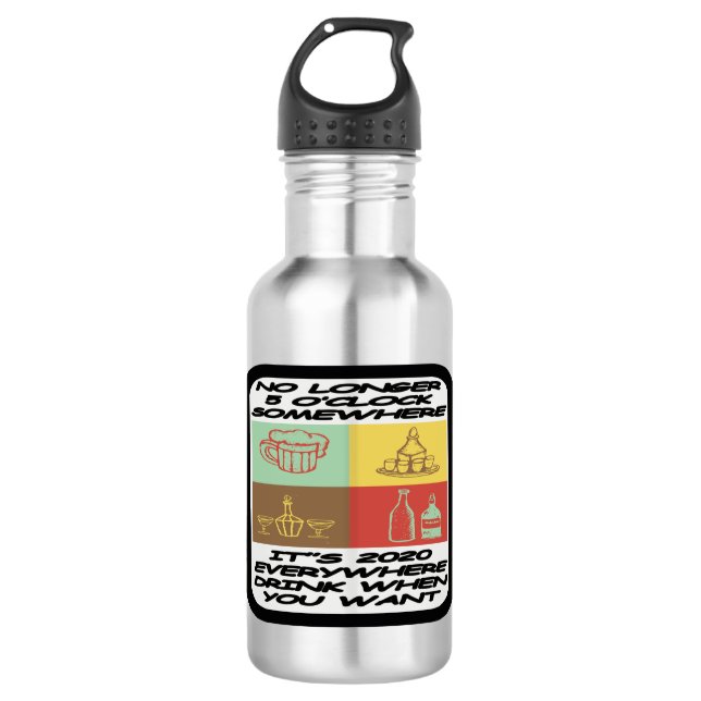 Botella De Agua Beba cuando quieras (Anverso)