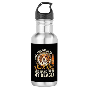 Botella De Agua Bebe Cerveza Beagle Perro Cerveza Artesanal Botell