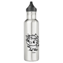 Bebé de búfalo fluffy - Animal de la granja Kawaii