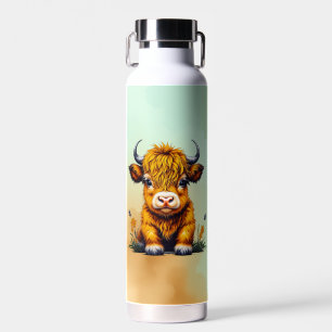 Botella De Agua Bebé Dulce Vaca Terralta Personalizada