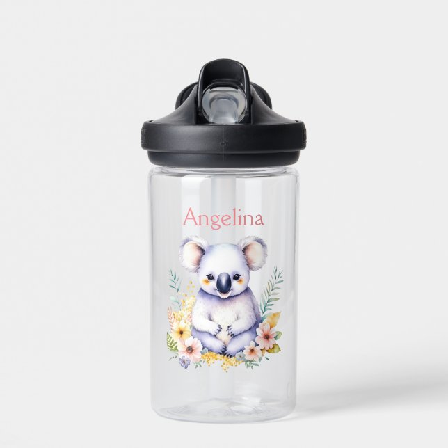 Botella De Agua Bebé Koala Bear personalizado (Delante)