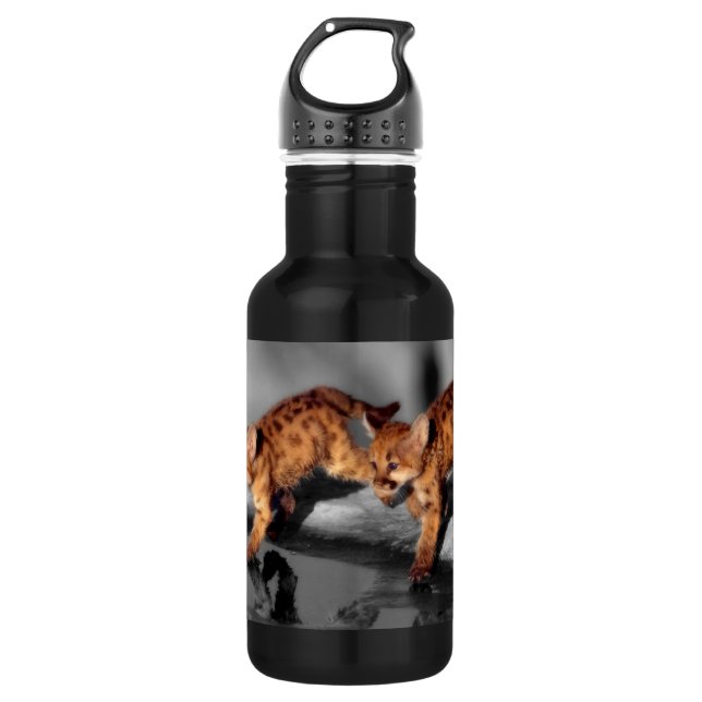 Botella De Agua Bebé leopardo (Anverso)