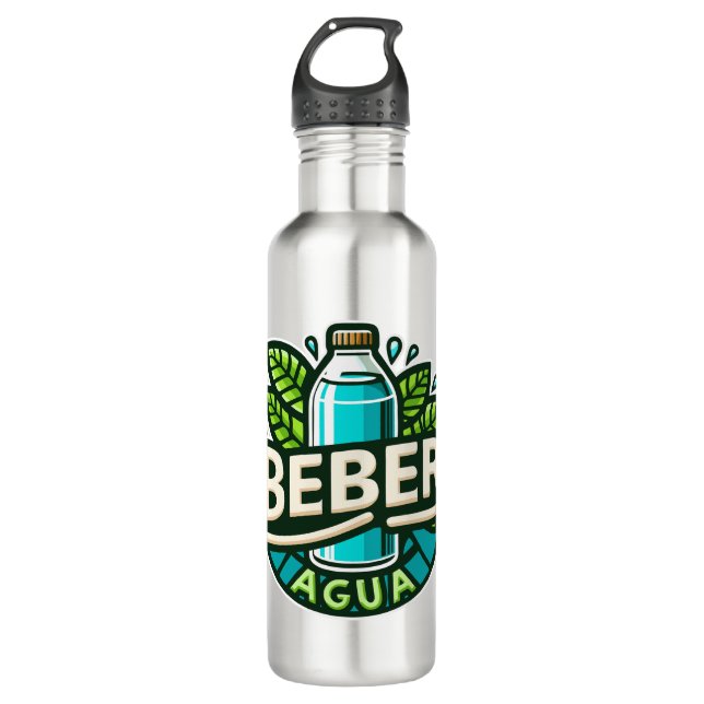Botella De Agua Beber agua (Anverso)