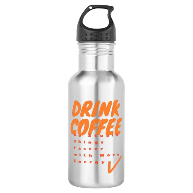 Botella De Agua Beber café (Anverso)