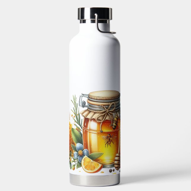 BOTELLA DE AGUA BEBÉS DE MIEL, COMBUSTIBLES, JARDINES DE MIEL (Izquierda)