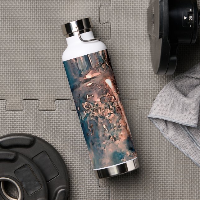 Botella De Agua Bebida azul (Gimnasio)