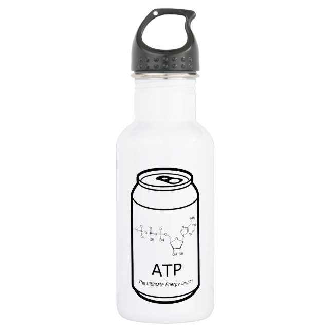 Botella De Agua Bebida de la energía del ATP (Anverso)