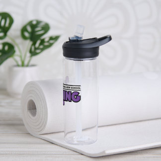 Botella De Agua Bebida del nuevo club de carreras escolar de Black