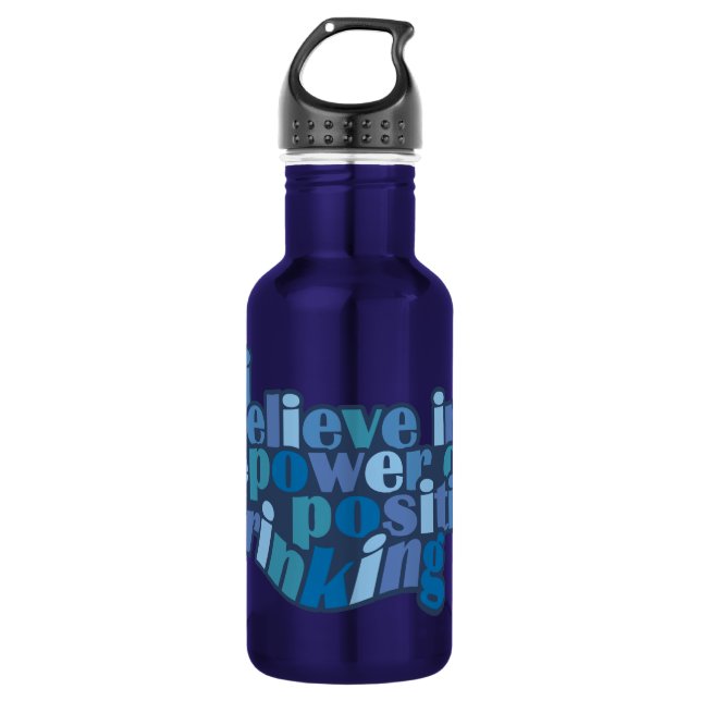 Botella De Agua Bebida positiva (Anverso)