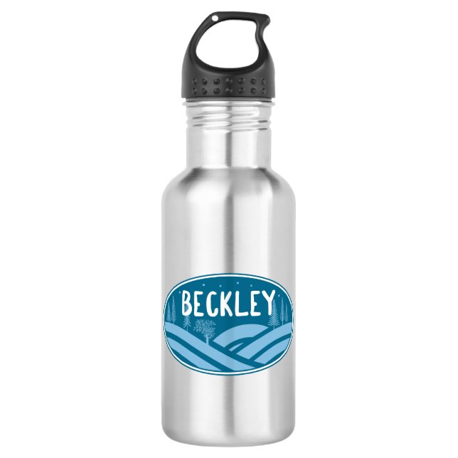 Botella De Agua Beckley West Virginia (Anverso)