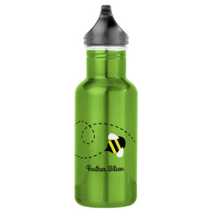 Botella De Agua Beekeeper Water Bottle con nombre