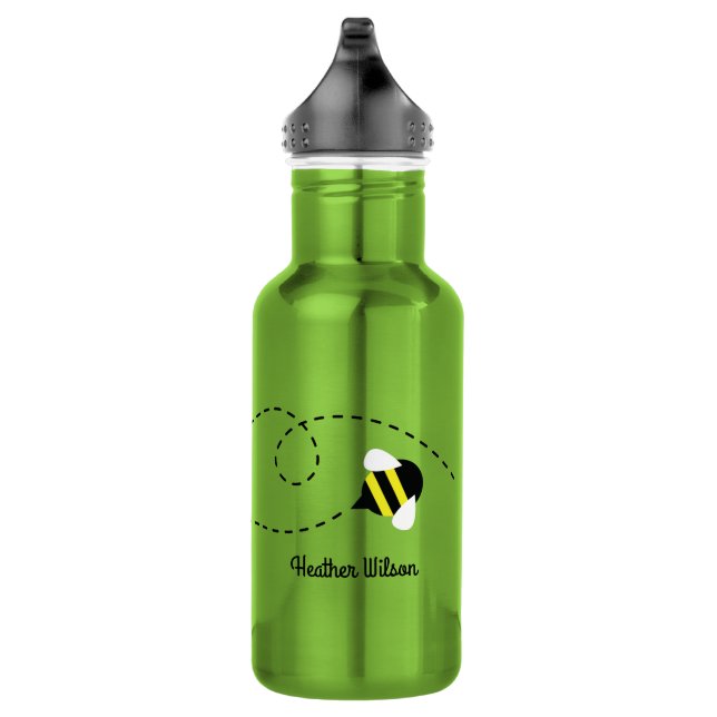 Botella De Agua Beekeeper Water Bottle con nombre (Derecha)