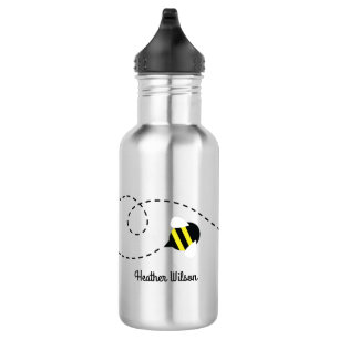 Botella De Agua Beekeeper Water Bottle con nombre