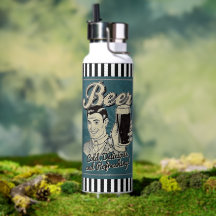 Botella de agua Beer Retro Thor