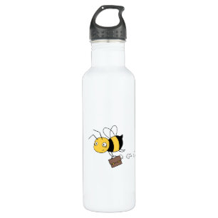 Botella De Agua Beezness Bee, Cansada, Maletín de Abejas Estresada