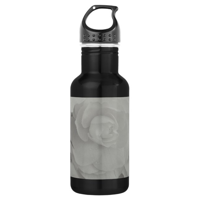Botella De Agua Begonia Blanca (Anverso)