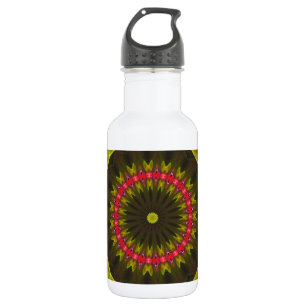 Botella De Agua Begonias Kaleidoscopio