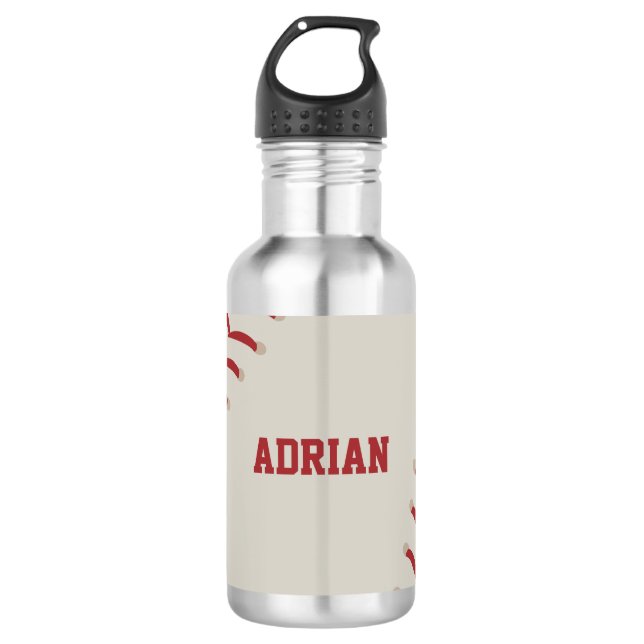 Botella De Agua Béisbol Personalizado  (Anverso)