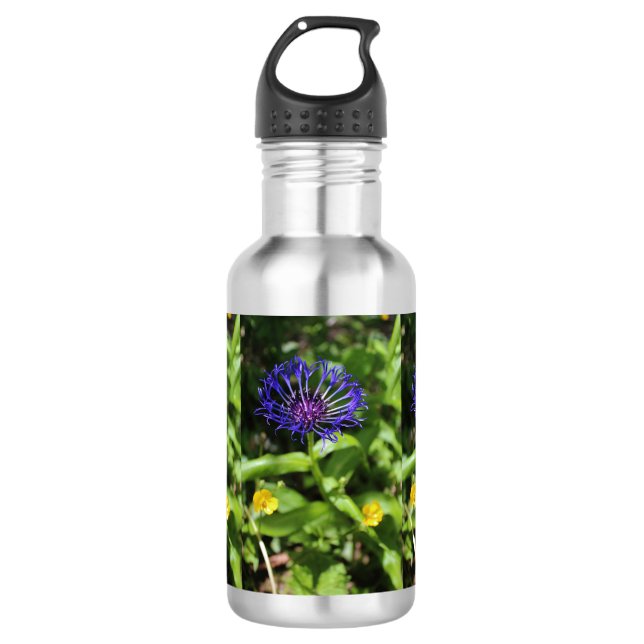 Botella De Agua Belleza azul (Anverso)