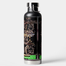 Botella de agua - Bello arte