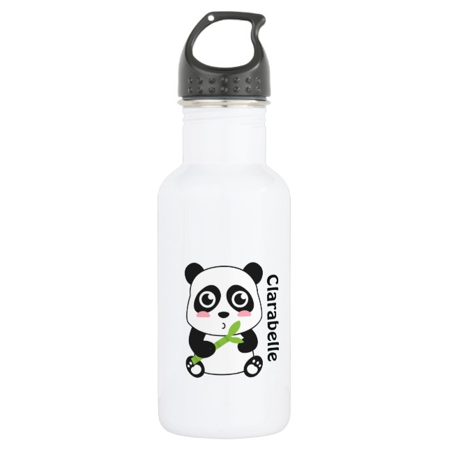 Botella De Agua Bello Panda Bebé de Dibujos Animados (Anverso)