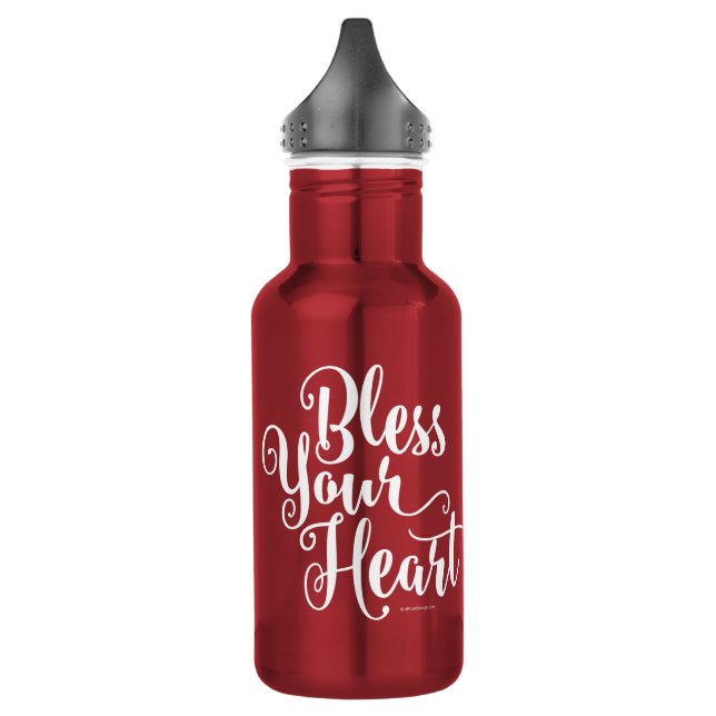 Botella De Agua Bendiga su corazón (Izquierda)