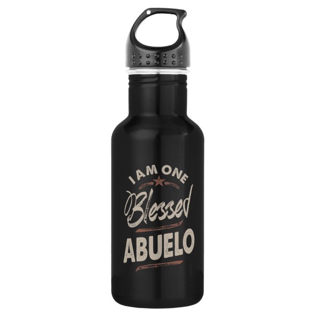 Botella De Agua Bendito Abuelo (Anverso)