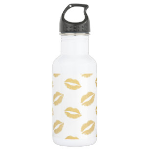 Botella De Agua Besos Brillantes