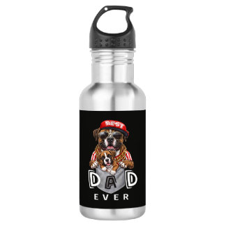 Botella De Agua Best Boxer Dad Ever
