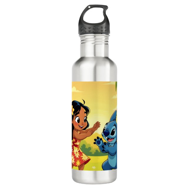 Botella De Agua Beste Freunde fürs Leben – Lilo & Stitch   (Anverso)