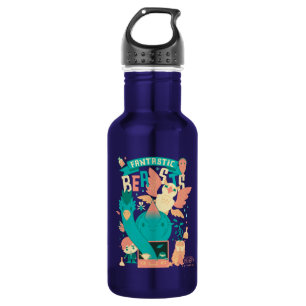 Botella De Agua Bestias Fantásticas personalizados Con Newt Scama